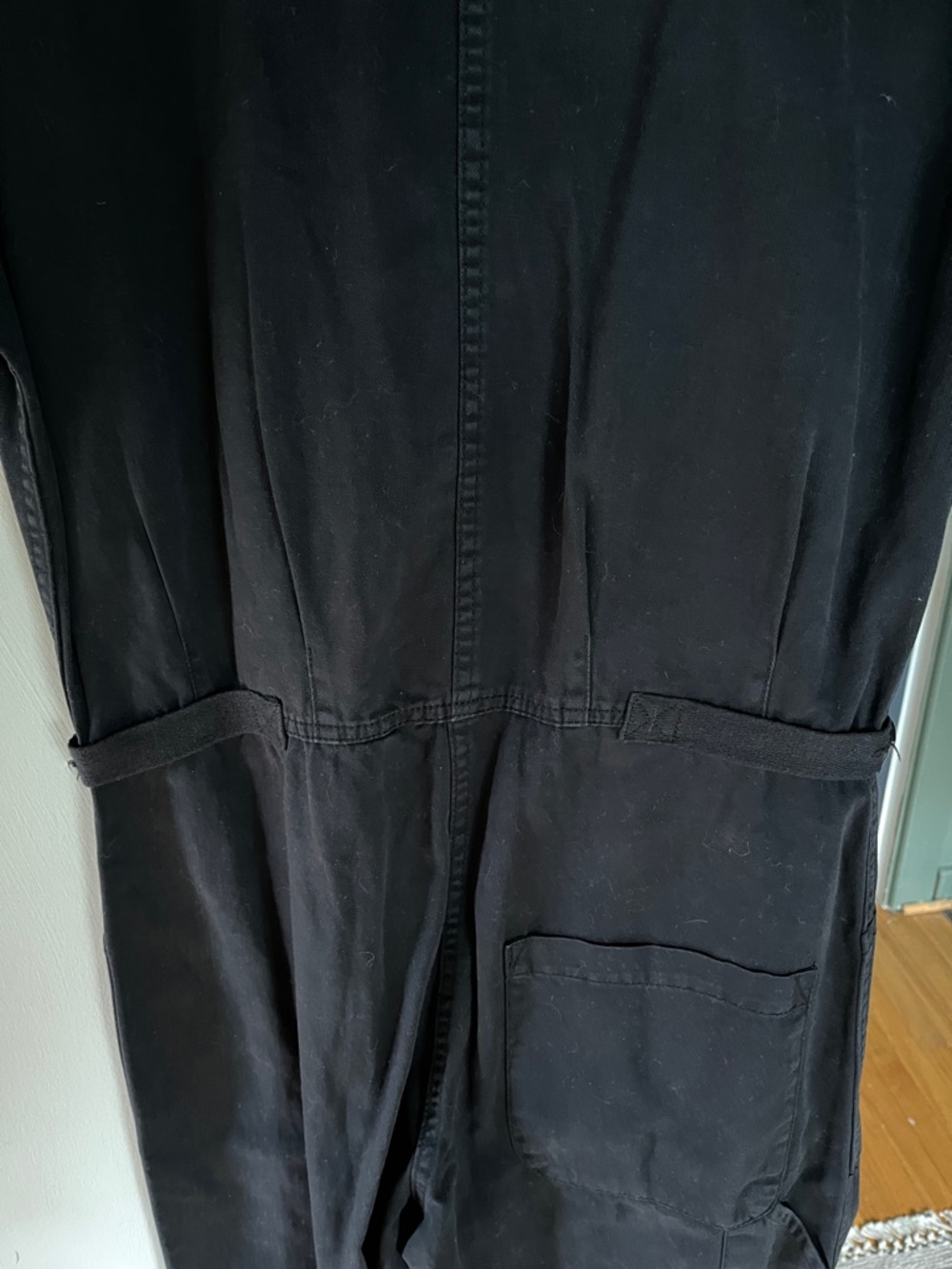 Pistola Grover Black Short-Sleeve Jumpsuit sz S NWT - Picture 7 of 9